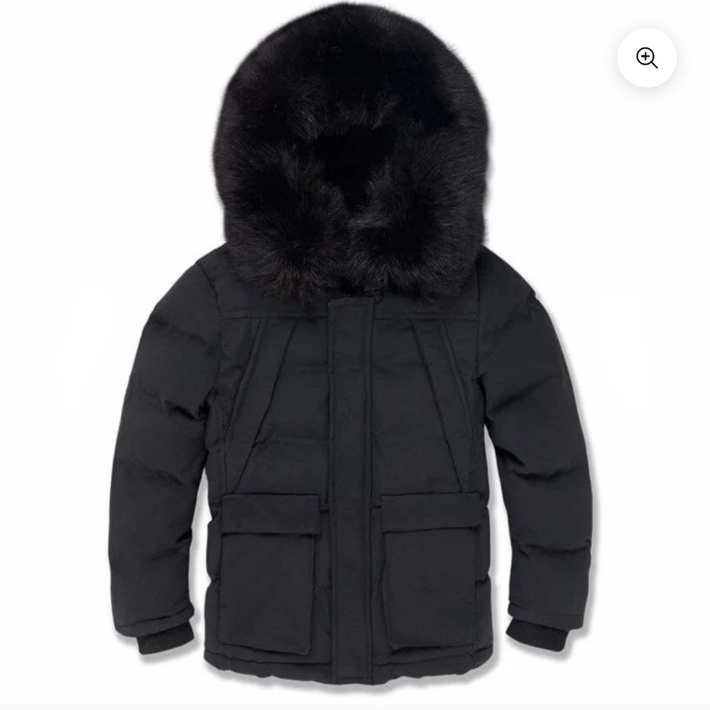 Jordan Craig Black Kids Puffer Coat